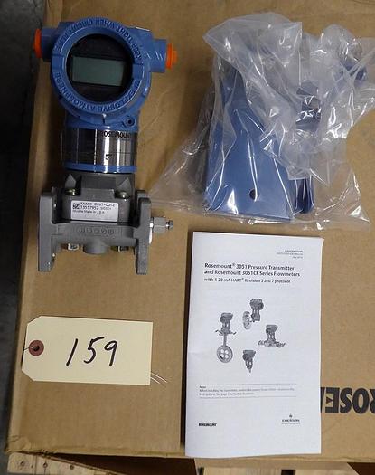 Used ROSEMOUNT 3051CG1A02A1AH2B1M5 PRESSURE TRANSMITTERS (EIGHT AVAILABLE)