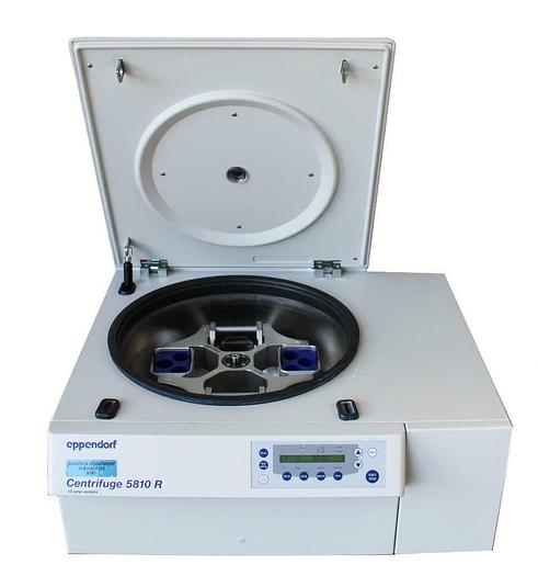 Used Eppendorf 5810 R Refrigerated Centrifuge W/A-4-62 Rotor, Buckets, Inserts 8098)W