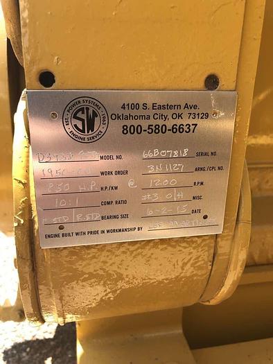 Used Caterpillar D398B PCTA