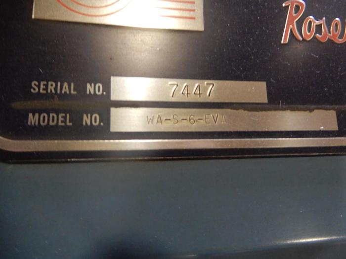 Used 72" ROSENTHAL SHEETER MDL. WA-S-6-EVA WITHOUT UNWIND