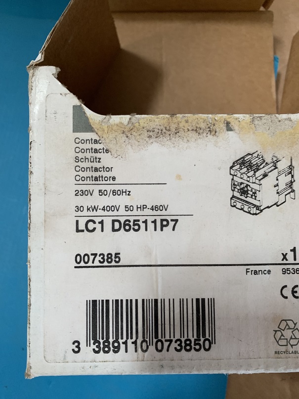 Used Telemecanique Contactor LC1-D6511P7