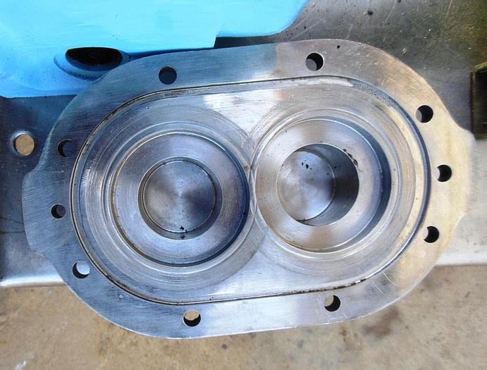 Used Pump, Positive, Waukesha, Mdl 10, S/st, 3/4 HP, 1" #S735573