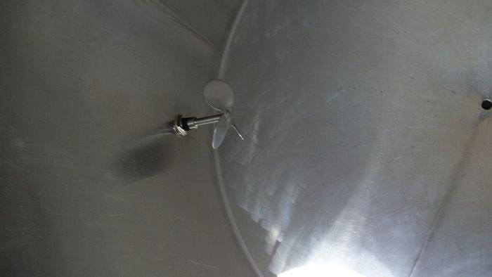 Used Tank, 600 Gallon, S/st, 60" x 49", CT/CB, Agit, Sngl Wall #S741261