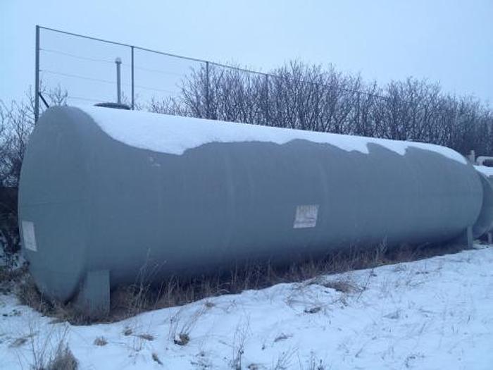 Brugt 100 m3 jerntank vandretliggende SOLGT