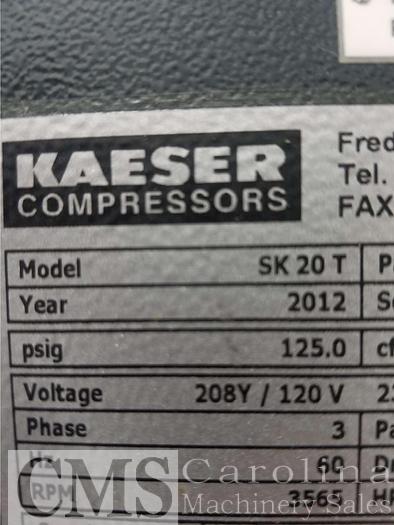 Used 2012 Kaeser Compressor
