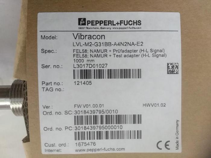 Vibracon LVL-M2-G31BB-A4N2NA-E2, Pepperl und Fuchs, Eex, Fühler 1000mm, neu