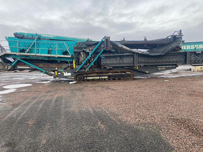 Used 2015 Powerscreen Chieftain 2100 3 deck