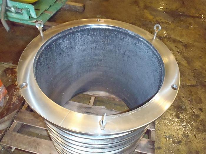 Used Black Clawson 24P Pressure Screen, .025" Slotted Basket #35252