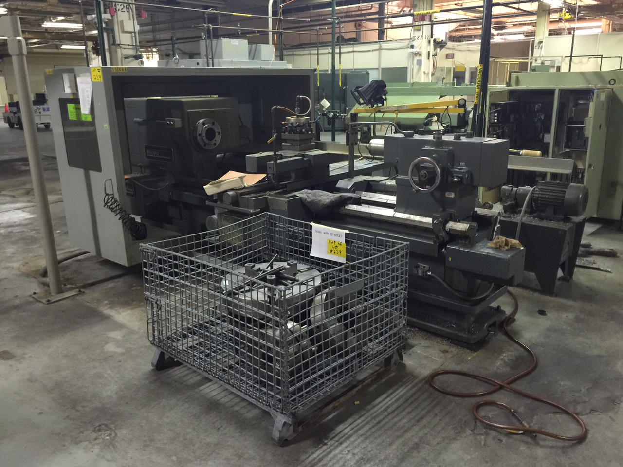 Used 32 x 72" American CNC Engine Lathe