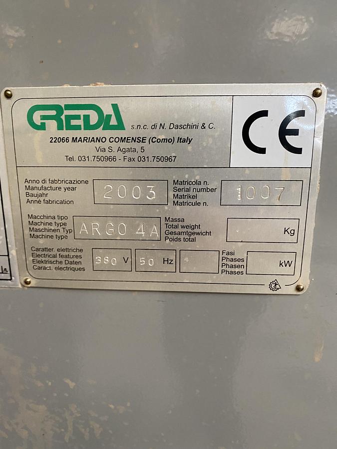 Usato greda Argo 4A