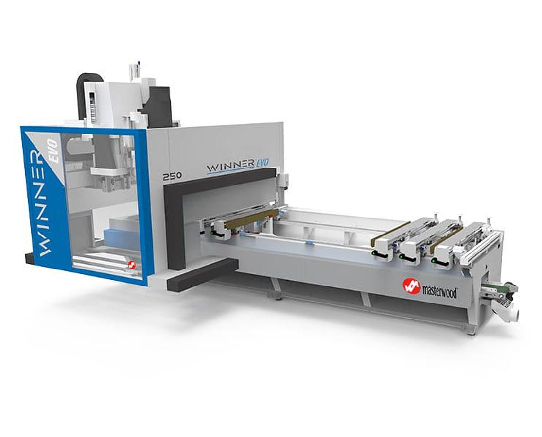 Usato Centro di lavoro a barre per legno MASTERWOOD WINNER EVO 250