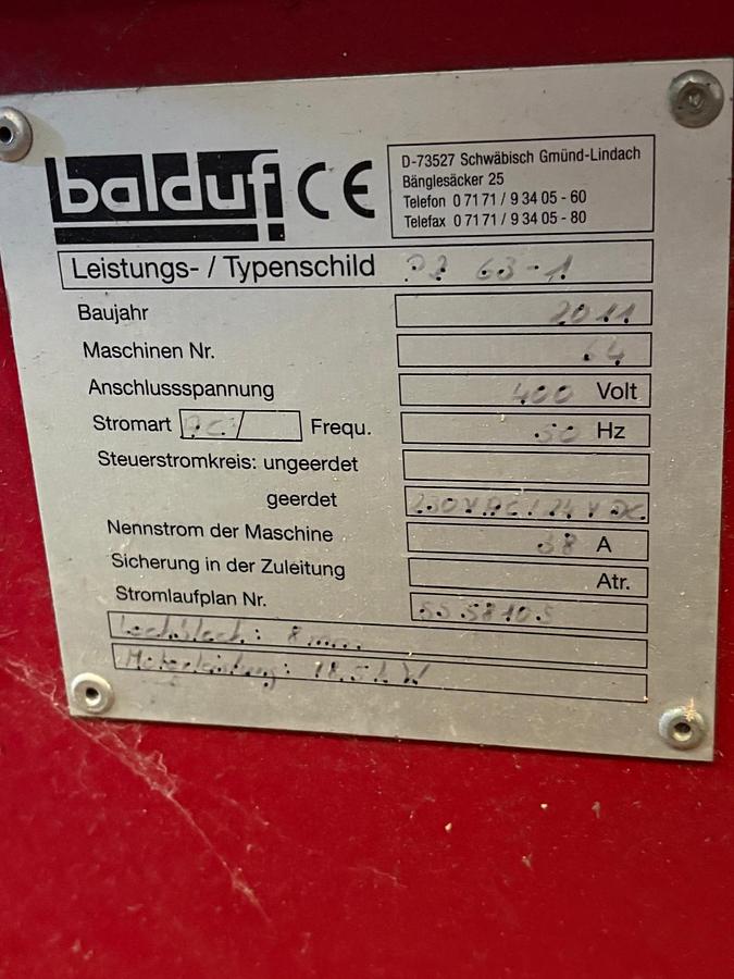 Usato Balduf Trituratore