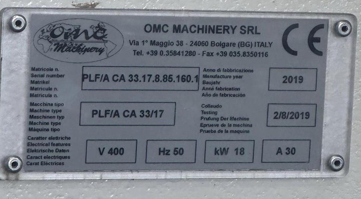 Usato OMC PLF/A CA 33/17
