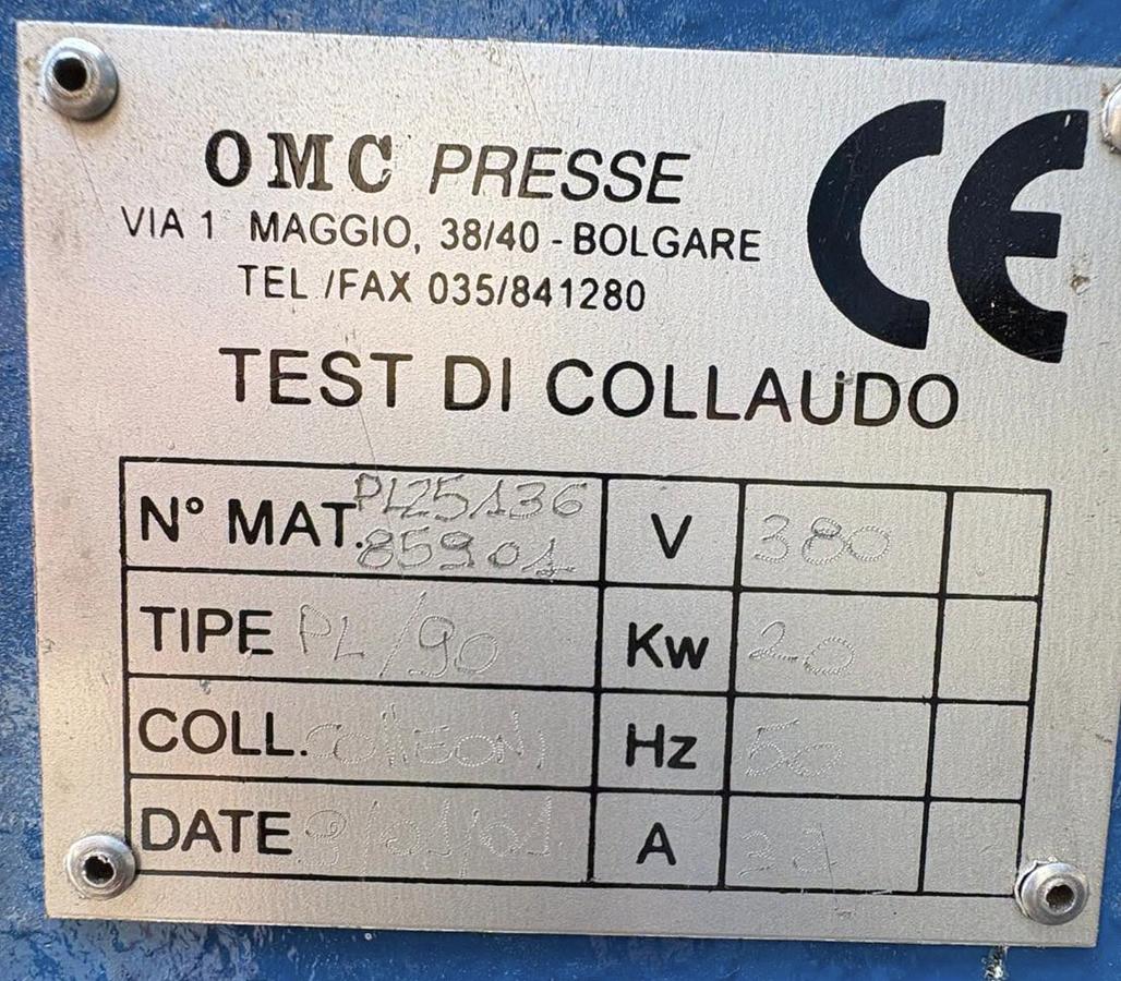 Usato Pressa usata OMC PL 90/13
