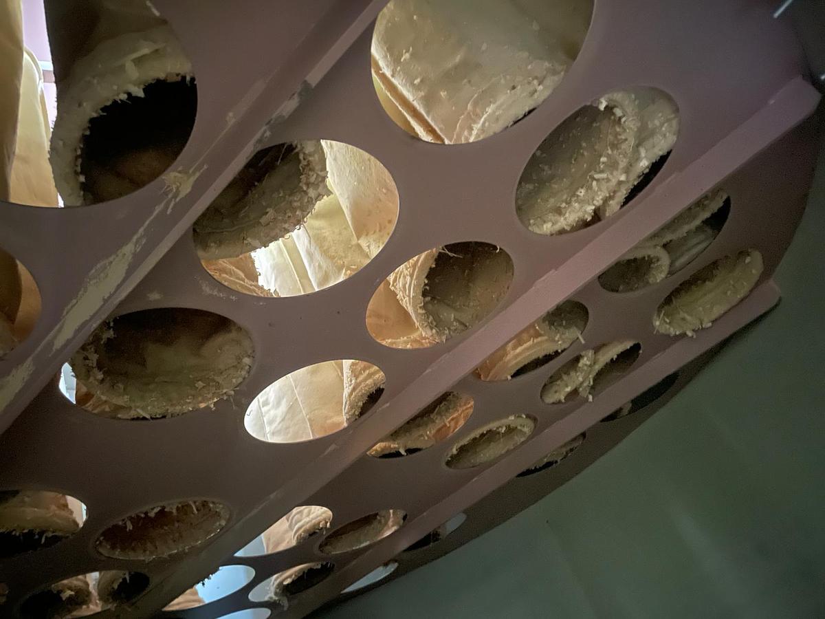 Usato Bricchettatrice NAZZARENO COSTRUZIONI con silos
