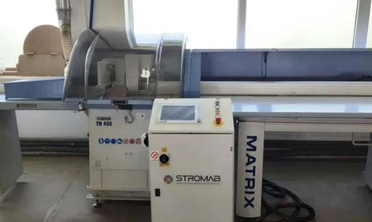 Troncatrice con spintore STROMAB TR 450 Matrix