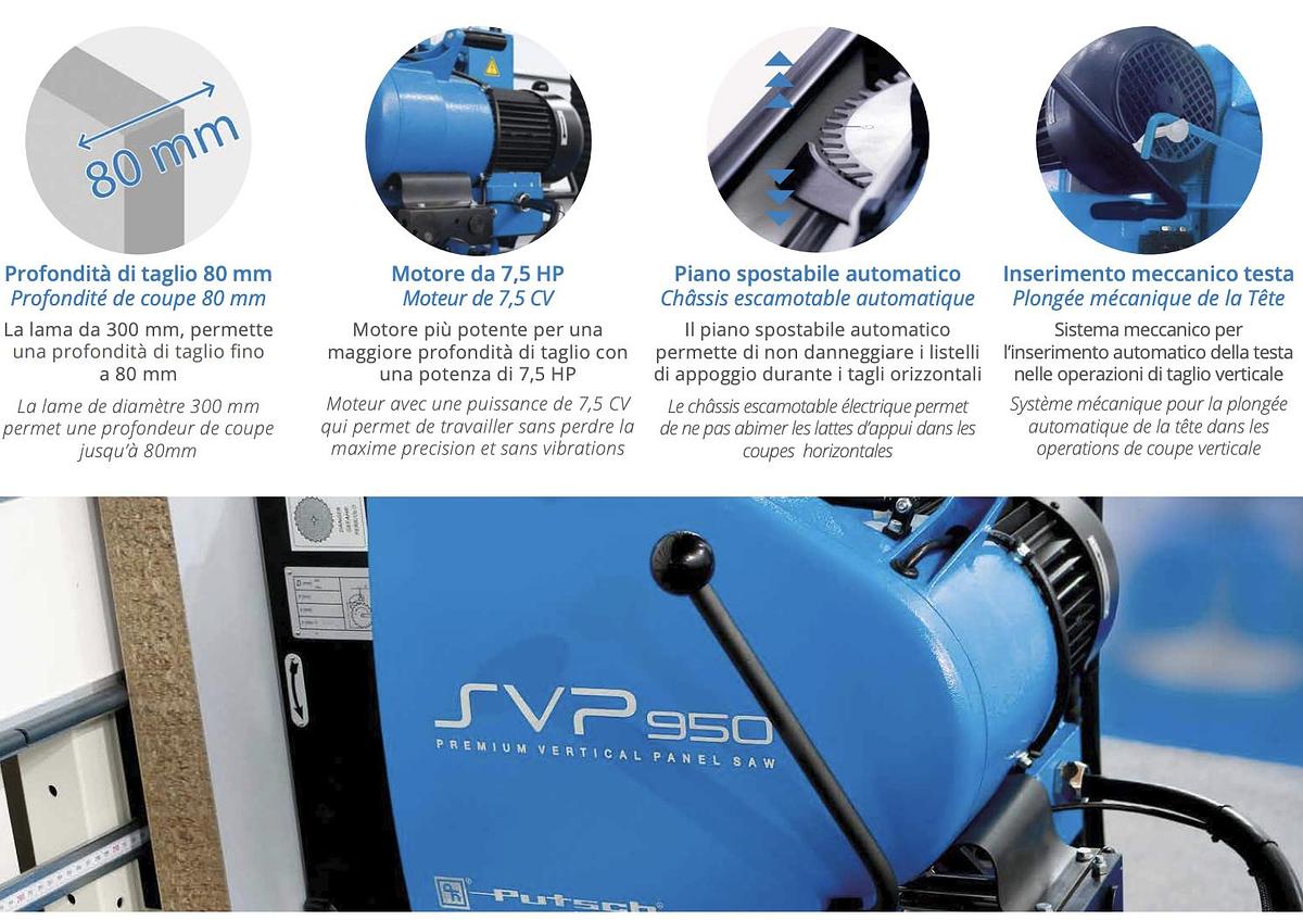 Usato Sezionatrice verticale SVP 950 PUTSCH MENICONI
