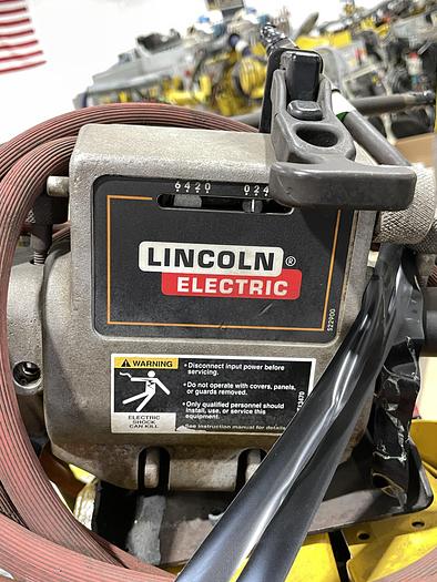 Used FANUC FANUC ARC MATE 120iB MIG WELDING CELL WITH LINCOLN 455M AND INDEX TABLE 5' X 8' RJ3iB CONTROL