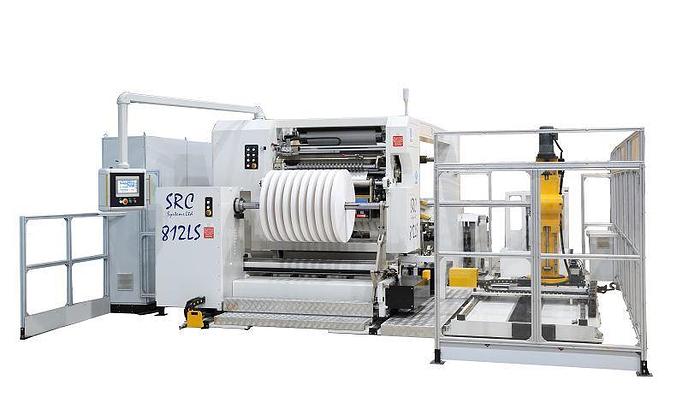 Used 66" SRC SYSTEMS LTD. MODEL 812LS SLITTER REWINDER 50" REWIND DIAMETERS