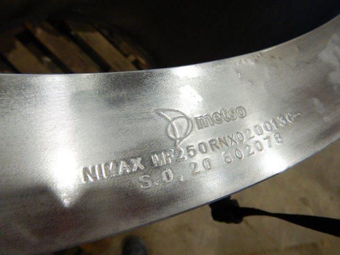 Used VALMET MDL T9 STAINLESS STEEL DELTA PRESSURE SCREEN