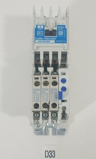 Used *PREOWNED* Cutler-Hammer AN16AN0 9 Amp Motor Starter Ser. C1 + Warranty!