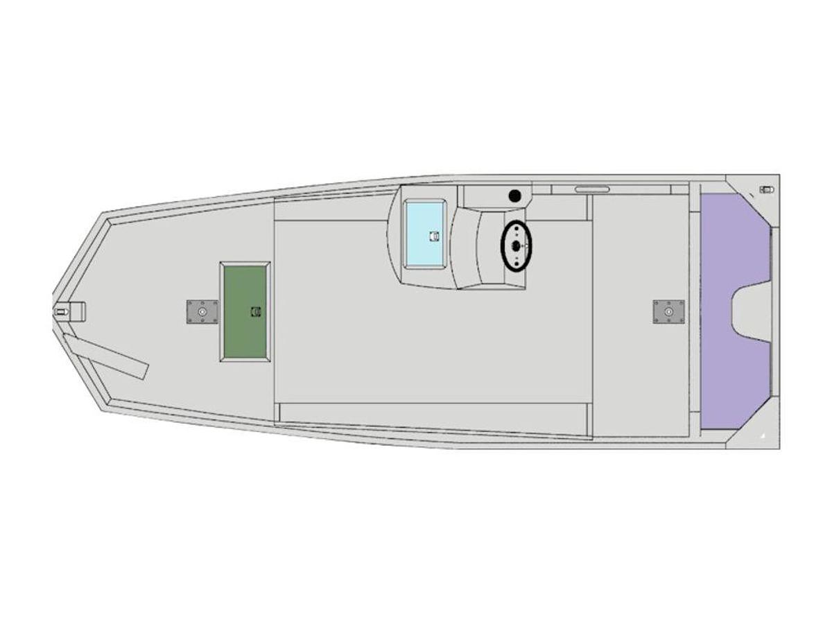 2025 SeaArk Shadow 16 j Side Console