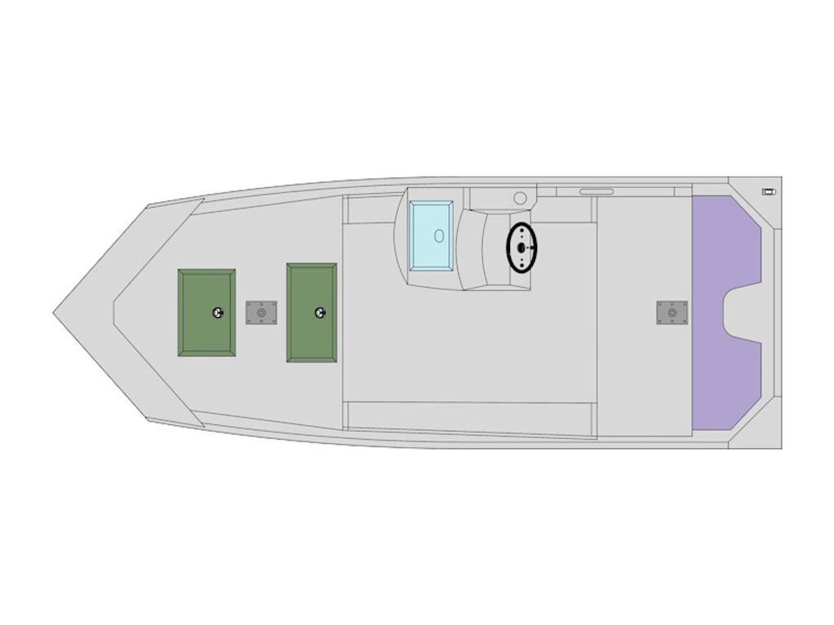 2025 SeaArk Shadow 16 Side Console