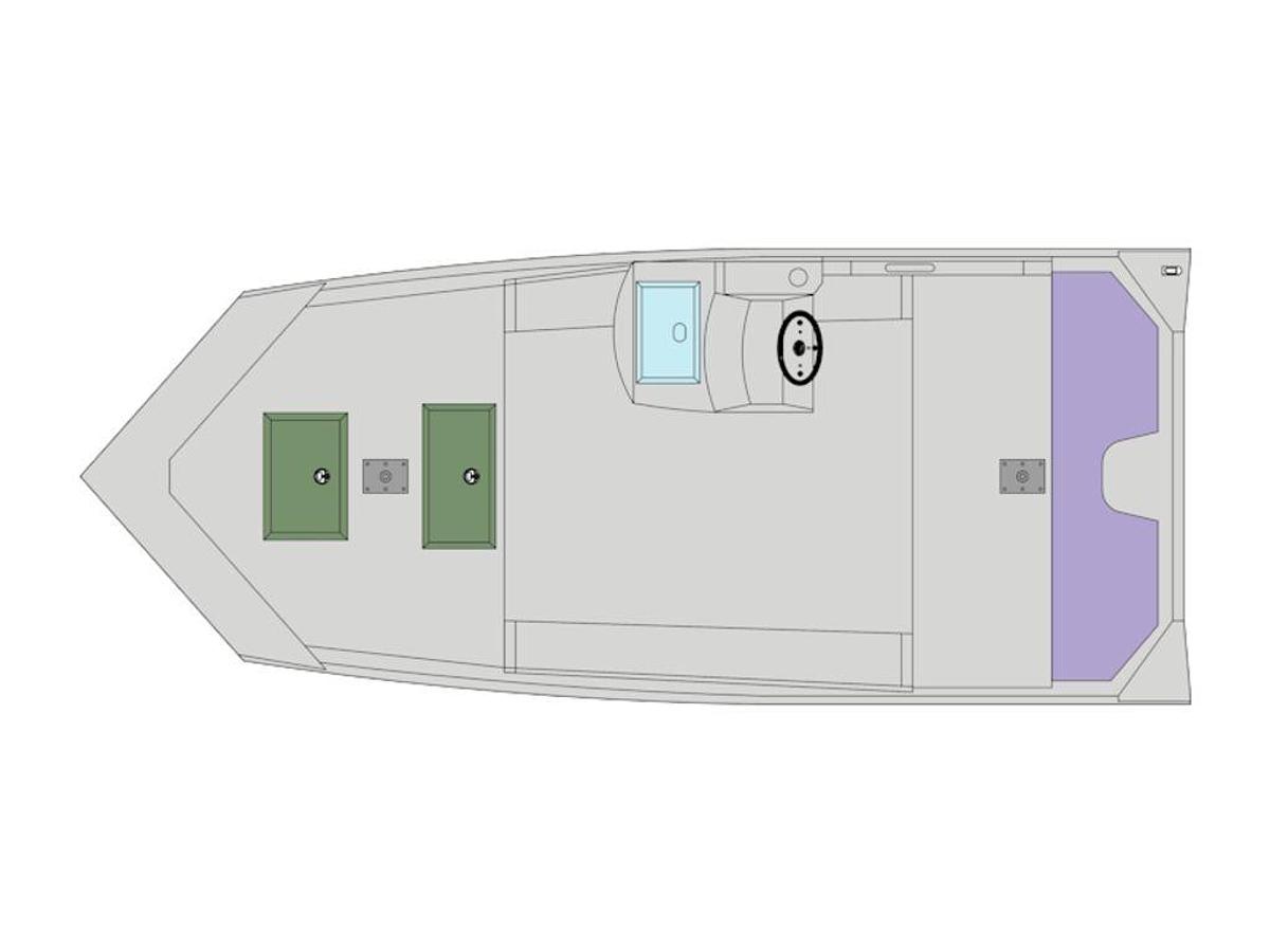 2025 SeaArk Shadow 17 Side Console