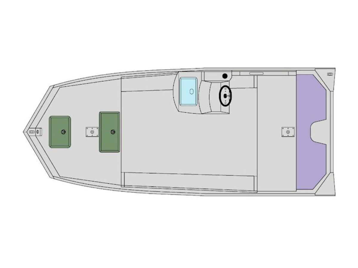 2025 SeaArk Shadow 17 j Side Console