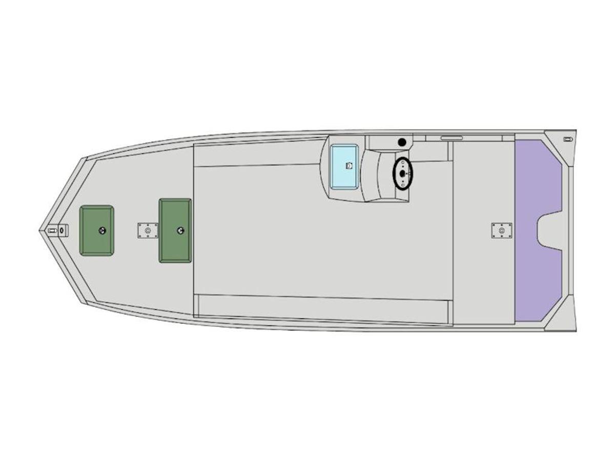 2025 SeaArk Shadow 18 j Side Console