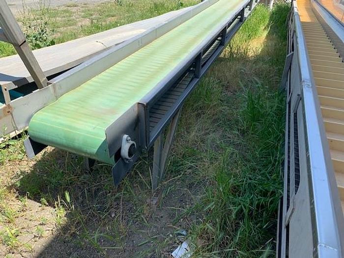 Used 29' Long x 18" Wide Incline Conveyor