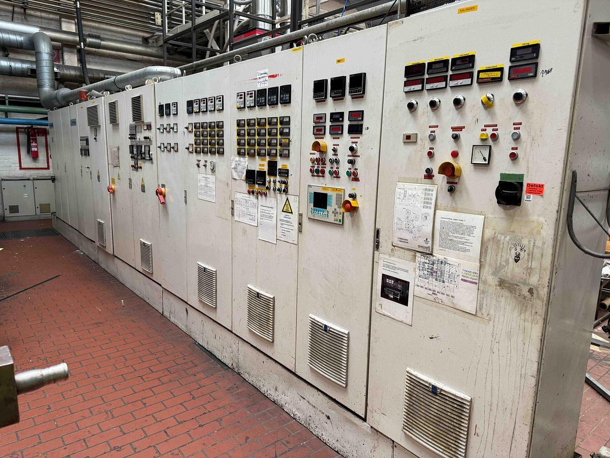 Used 175mm Erwepa Davis Standard Single Screw Extruder Vented. 350kw Dc Motor With Drive. Electrically Heated Barrel, Screen Changer, Gear Pump