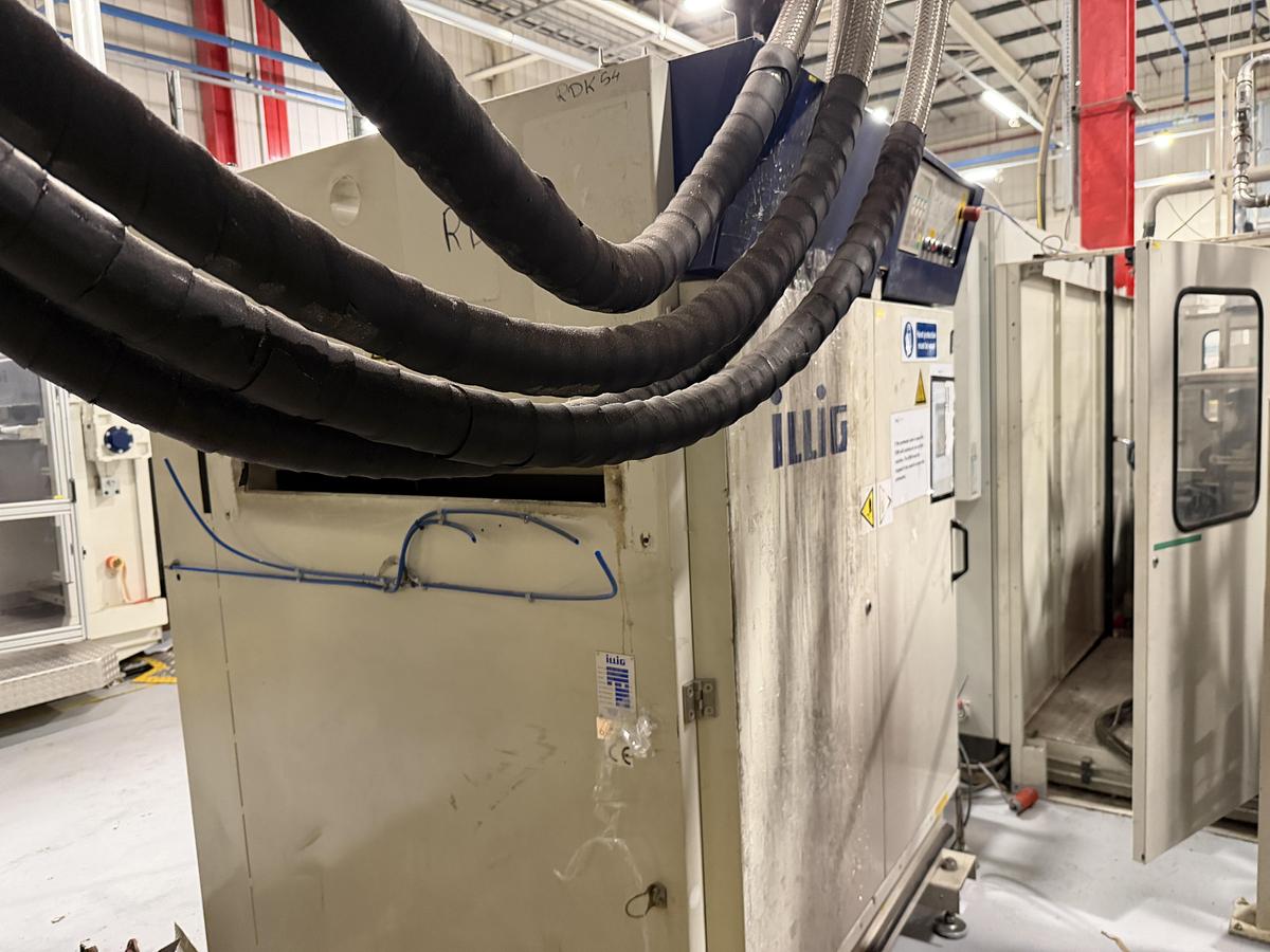 Used 600mm wide Illig preheater model VHW 60/2