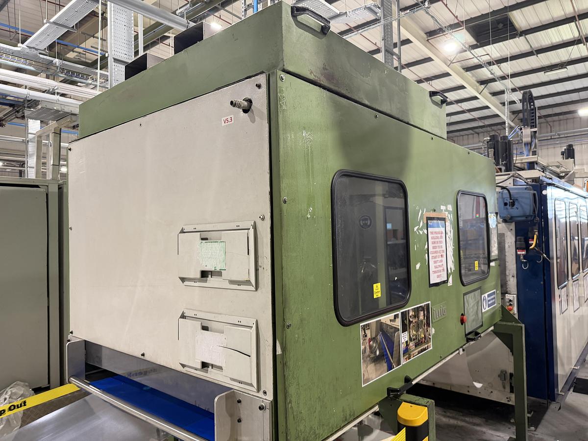Used 720mm wide Illig preheater model VHW72/4 with 4 x heated rolls.