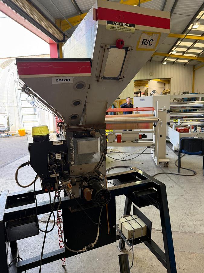 Used 4 component Maguire blender model WSB140 gravimetric blender.