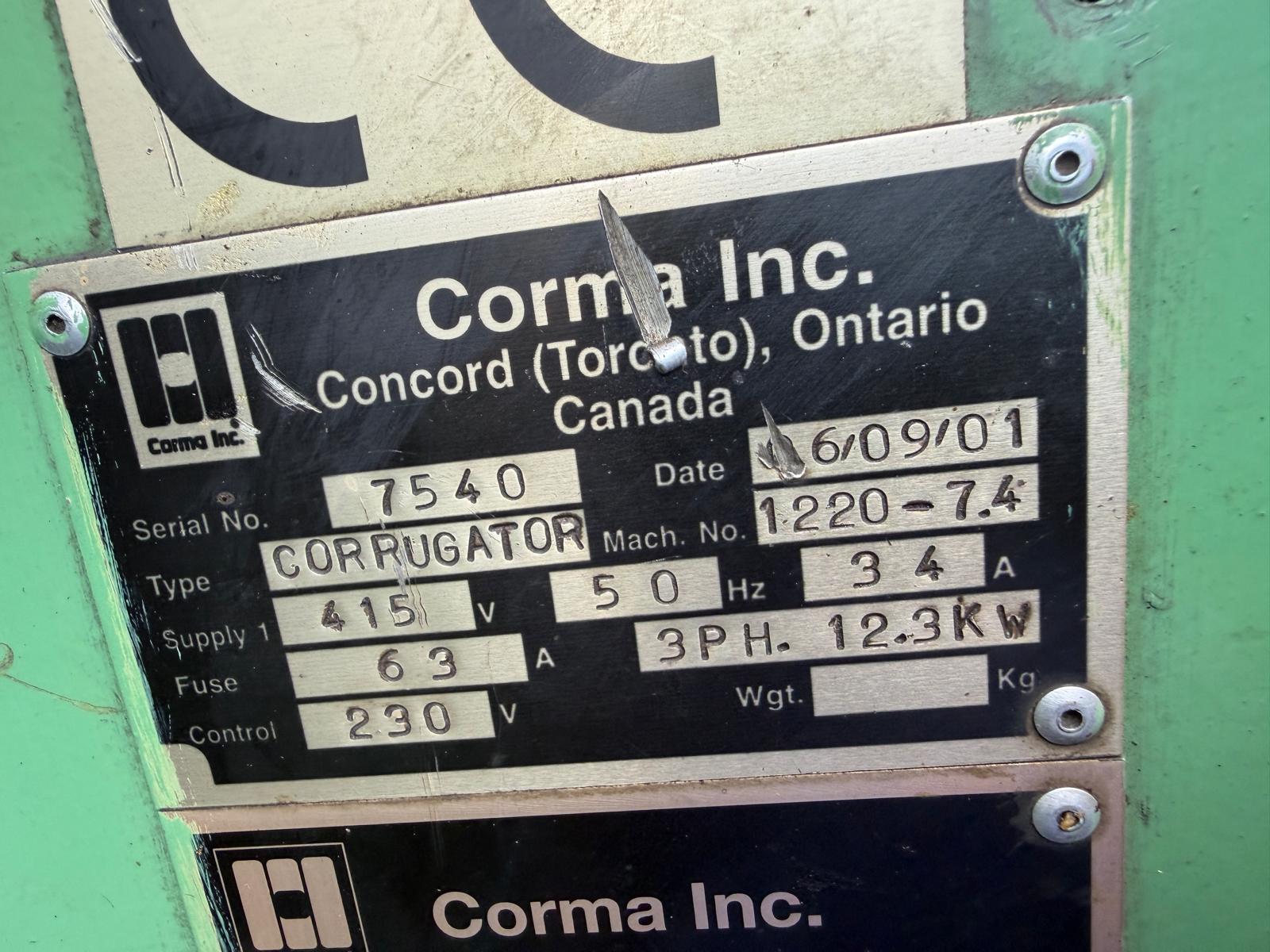 Used 225mm -300mm HDPE Reifenhauser Corma corrugated pipe line