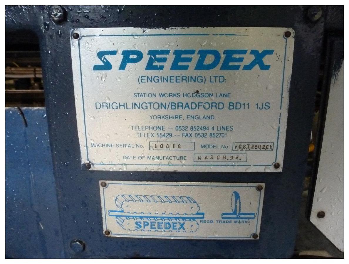 Used 250mm diameter Speedex 6m dual vacuum pipe calibration tank. Model VCST 250 2CH 1994