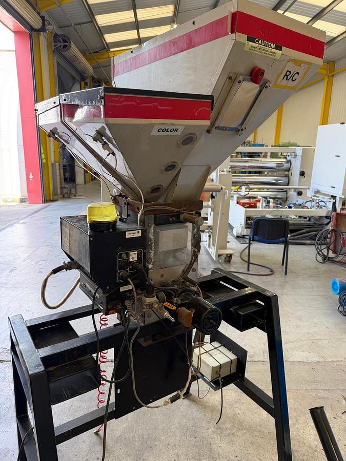 Used 4 component Maguire blender model WSB140 gravimetric blender.