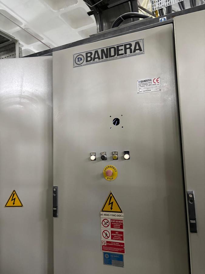 Used 1200mm wide Bandera PET PP PS coextrusion sheet line 2009