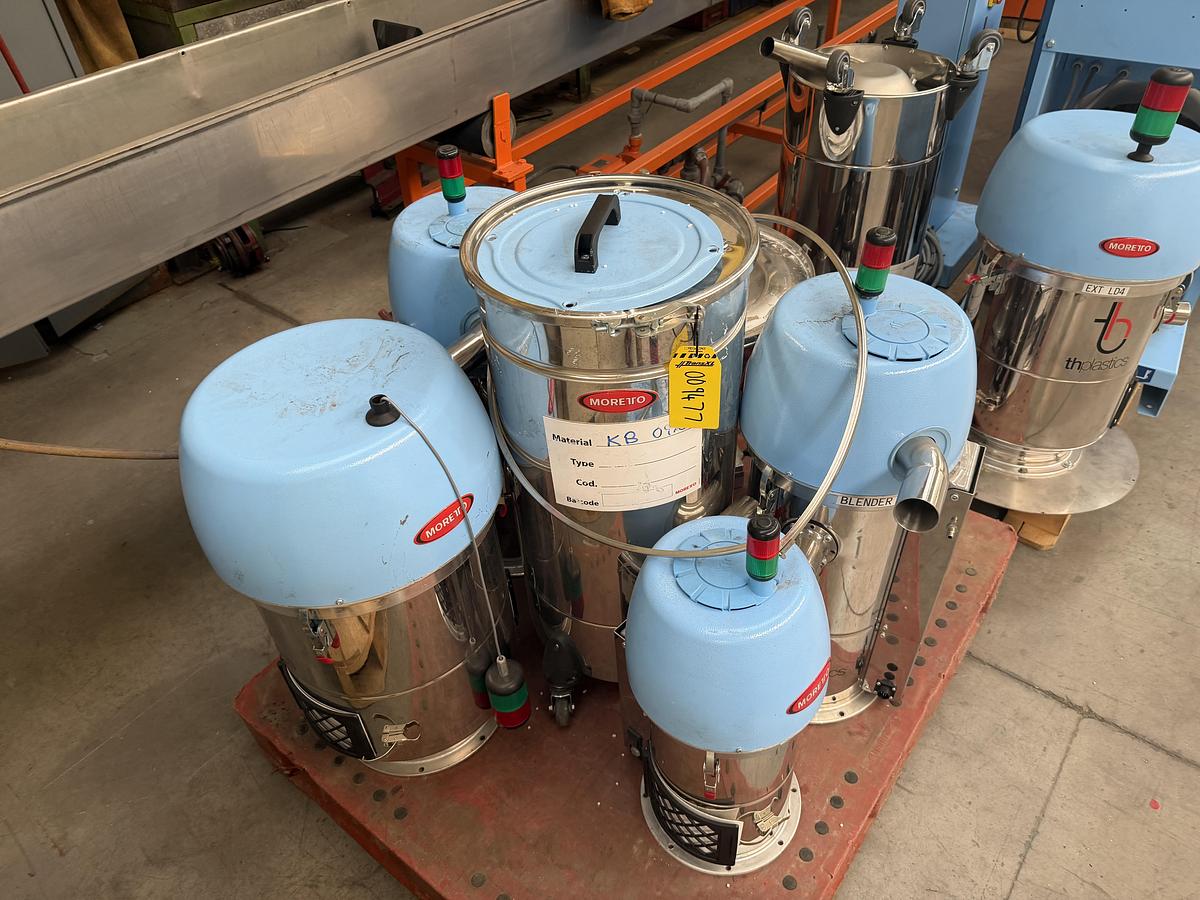 Used Moretto Hopper loaders and blowers.