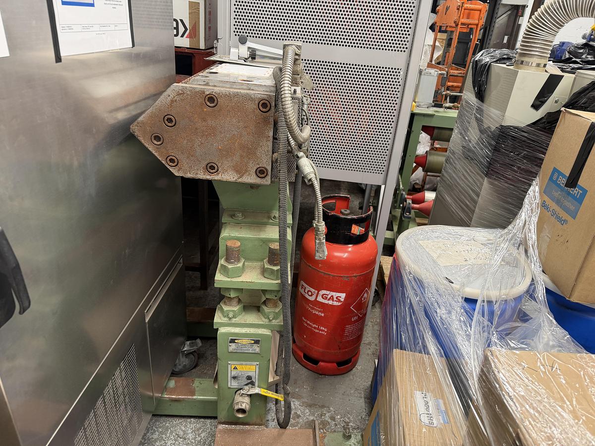 Used 800mm wide EDI flex lip sheet die with removeable bottom lip