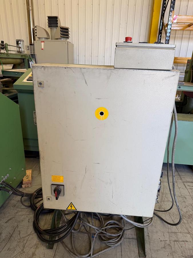 Used 450mm x 350mm Rapid model 3545 KUP granulator soundproofed with 22kw motor.