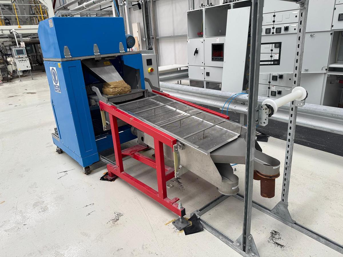 Used 300mm wide Accrapak dual drive pelletiser model ASL300 2021