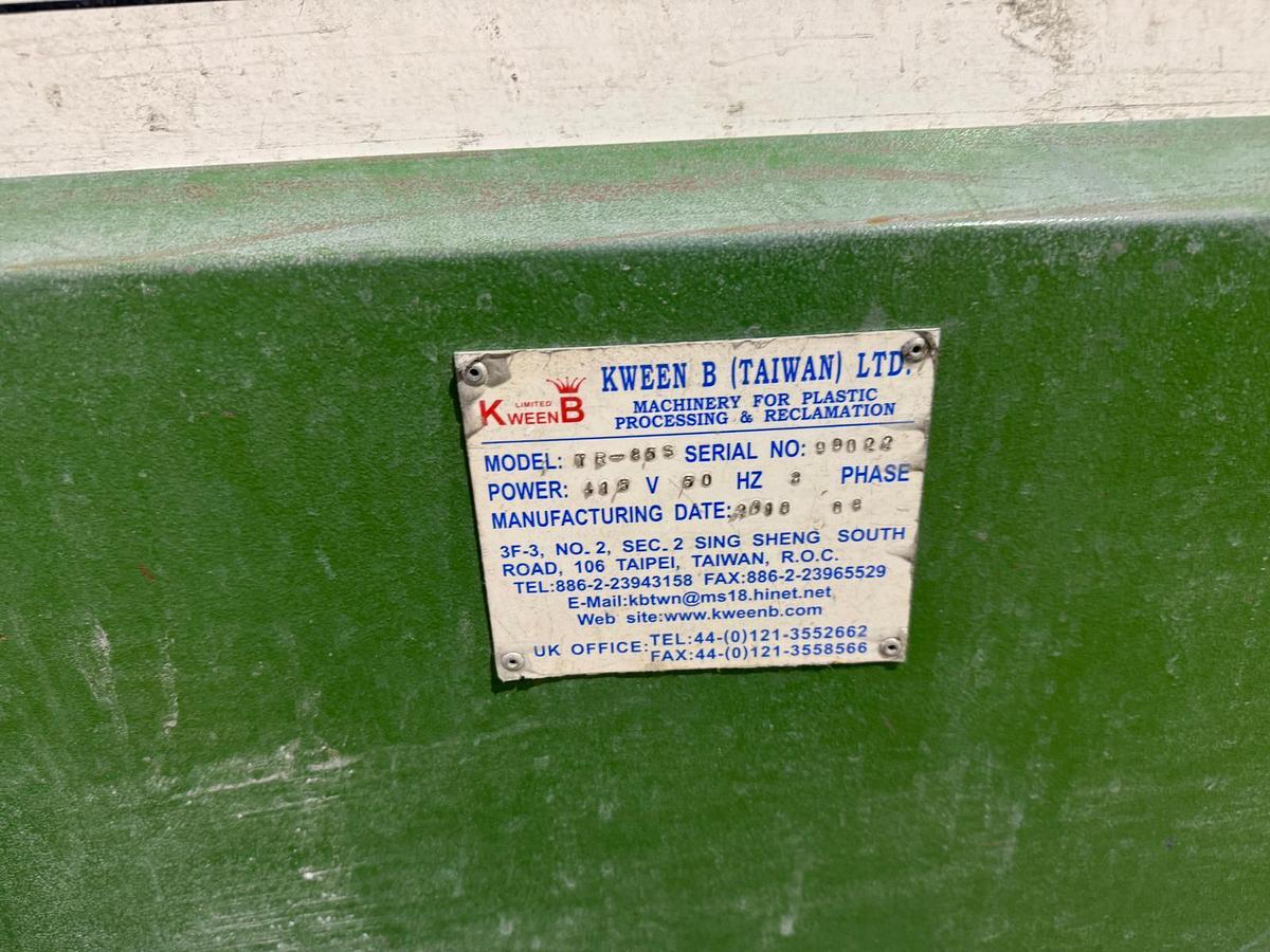 Used 85mm Pelletising Line. 85mm Kweenb Extruder2010. 350mm Wide Water Bath. Air Knife. Rieter "Automatik" Pelletiser. Gough Classifier.