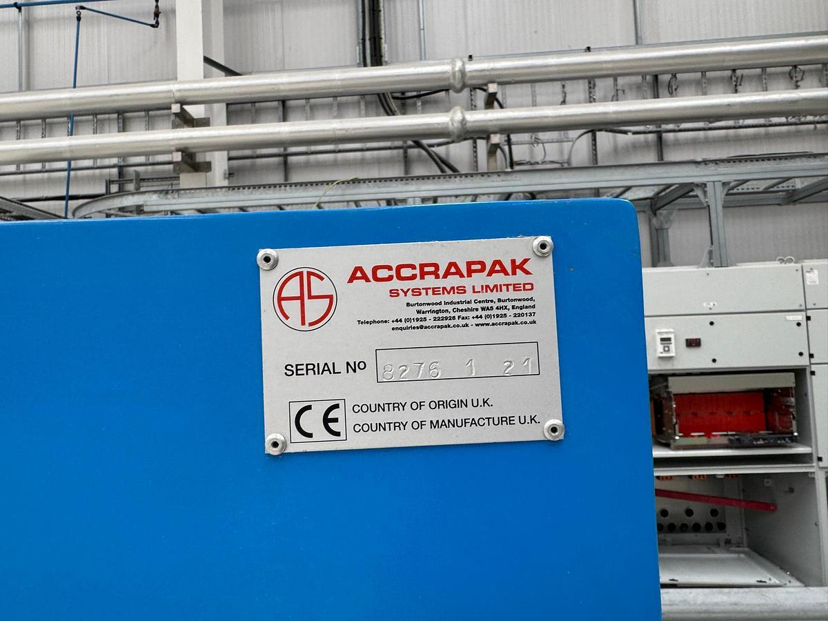 Used 300mm wide Accrapak dual drive pelletiser model ASL300 2021
