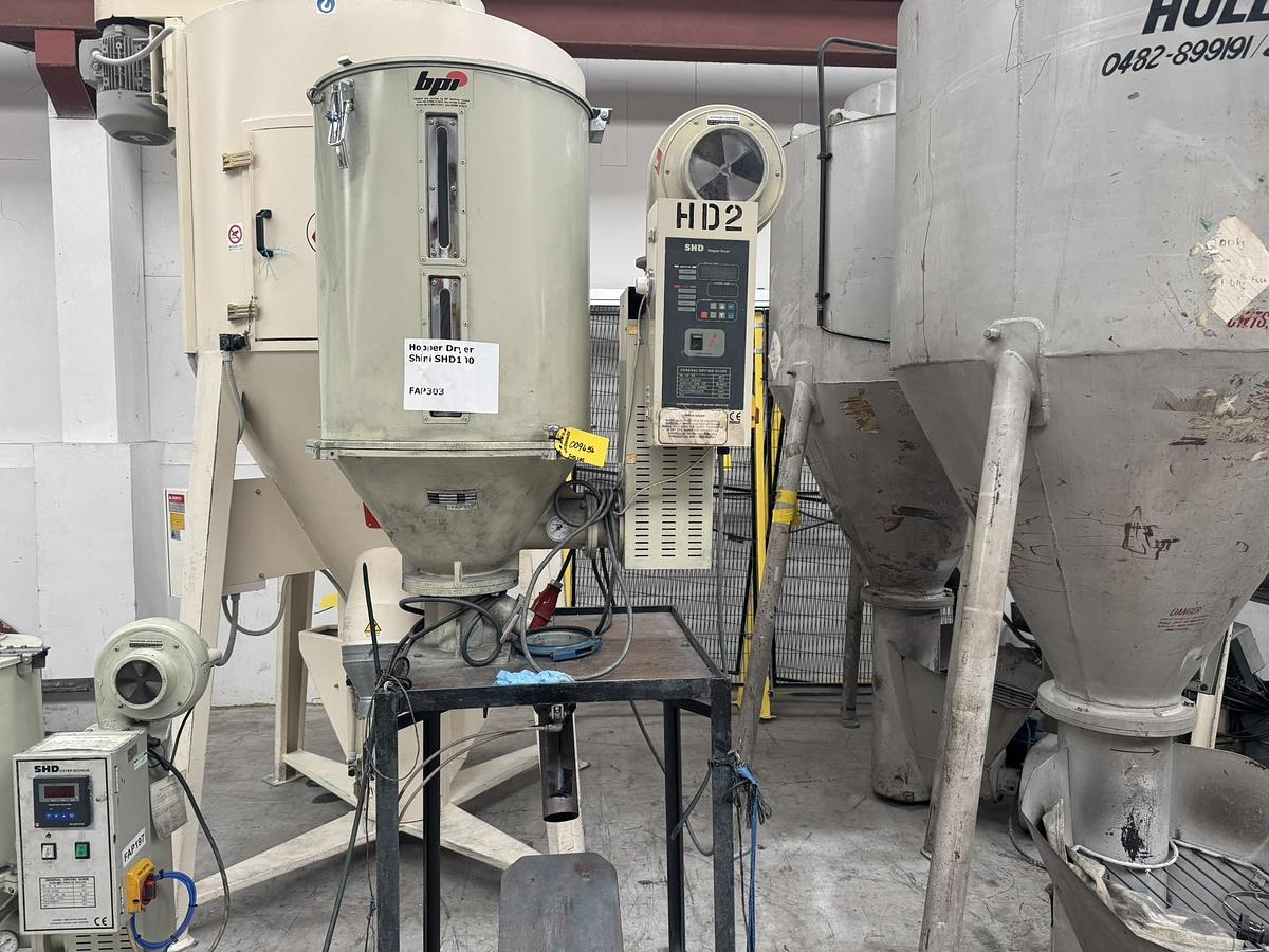 Used 150kg BPI SHD 150 Dryer unit. 9kw heating