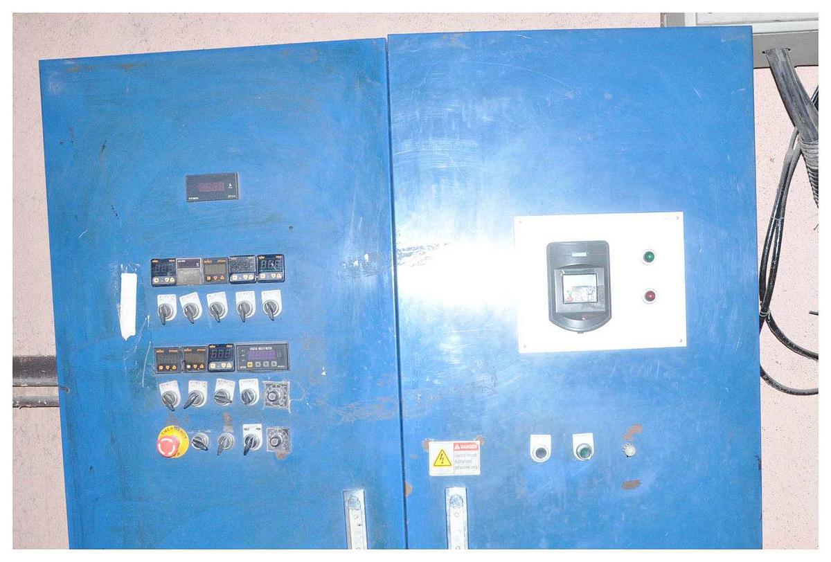 Used 150mm wide Myungil EPS reprocessing line model MI-RC 150. Vented extruder. Running up to 200kg/hr with strand die, water bath and pelletiser 2004.