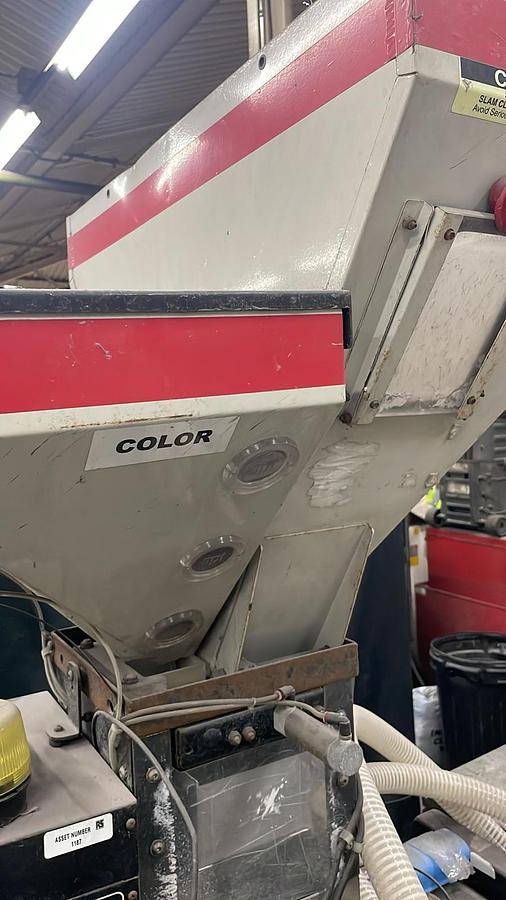 Used 4 component Maguire blender model WSB140 gravimetric blender.