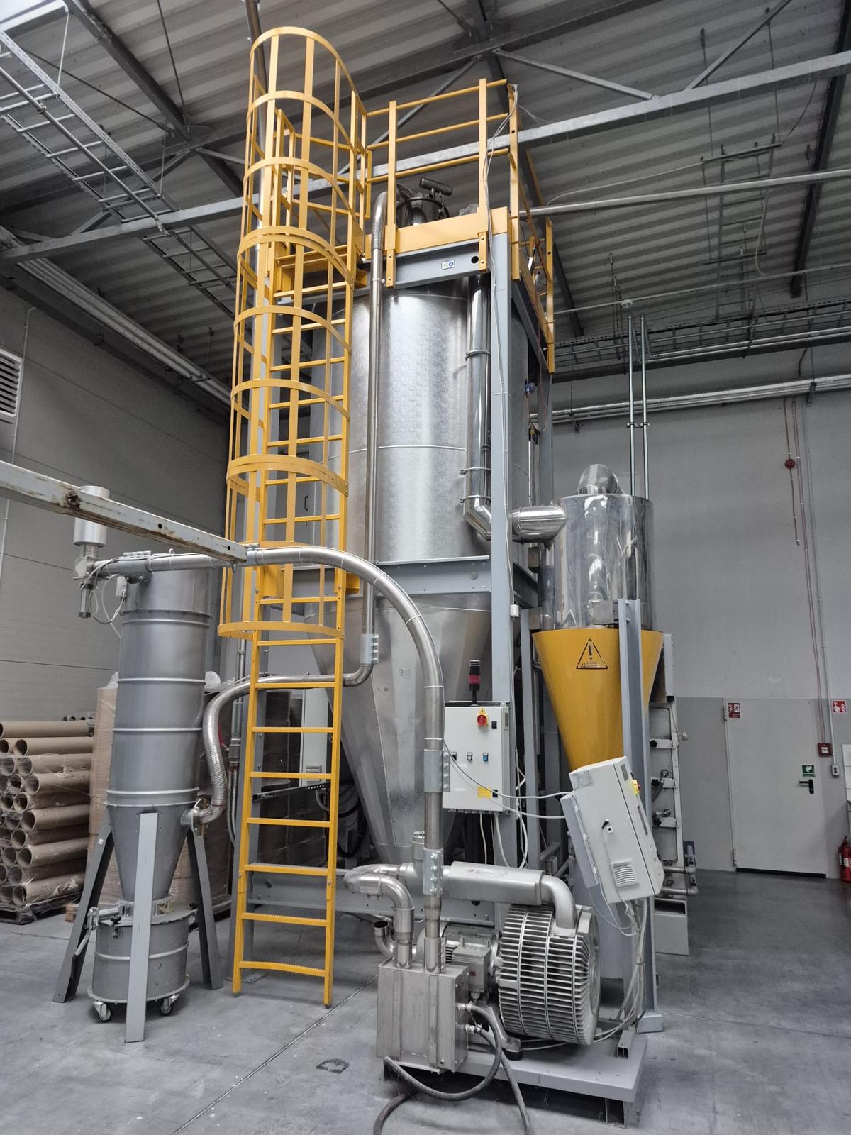 Used 5500litre Piovan model D5500 high temp dehumidifying dryer 2015