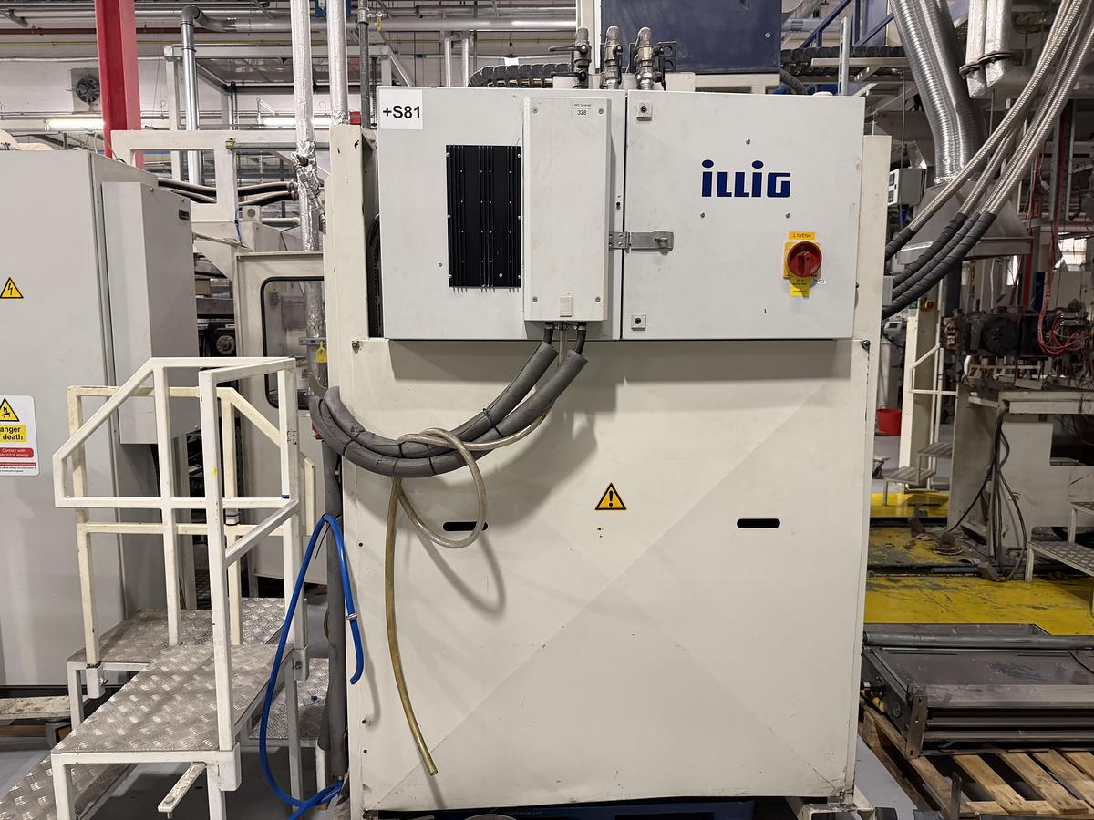 Used 600mm wide Illig preheater model VHW 60/2